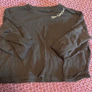 black crop top